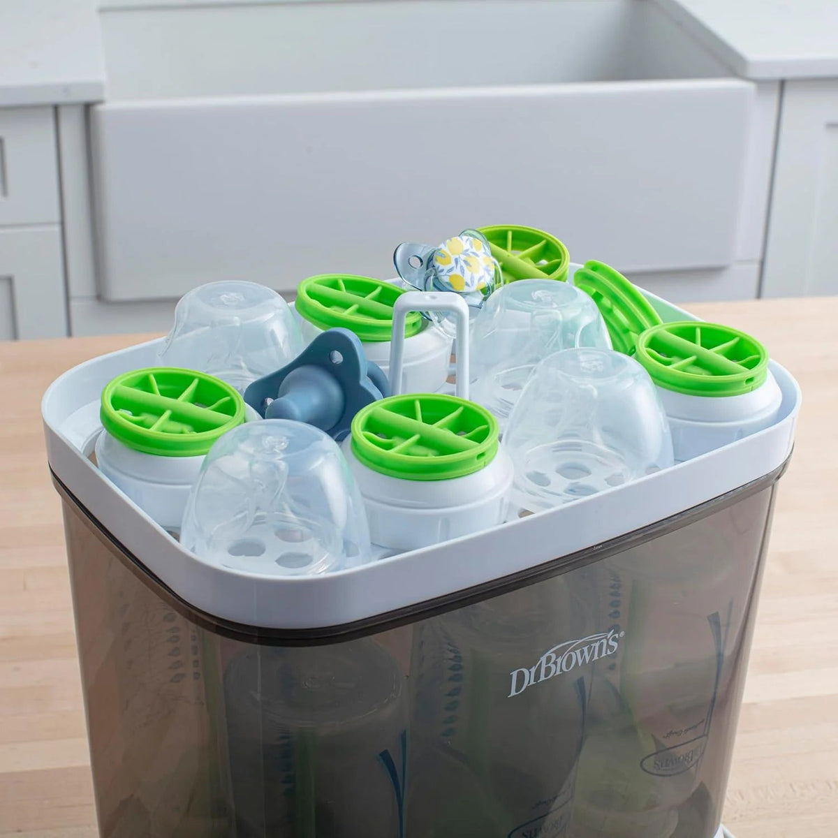 Baby Bottle Sterilizer And Dryer, 6 Bottles, 4-In-1