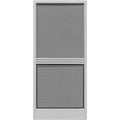 Precision Screen Steel Screen Door 36 In. W x 80 In. H x 7/8 In. Thick Gray - Provencial