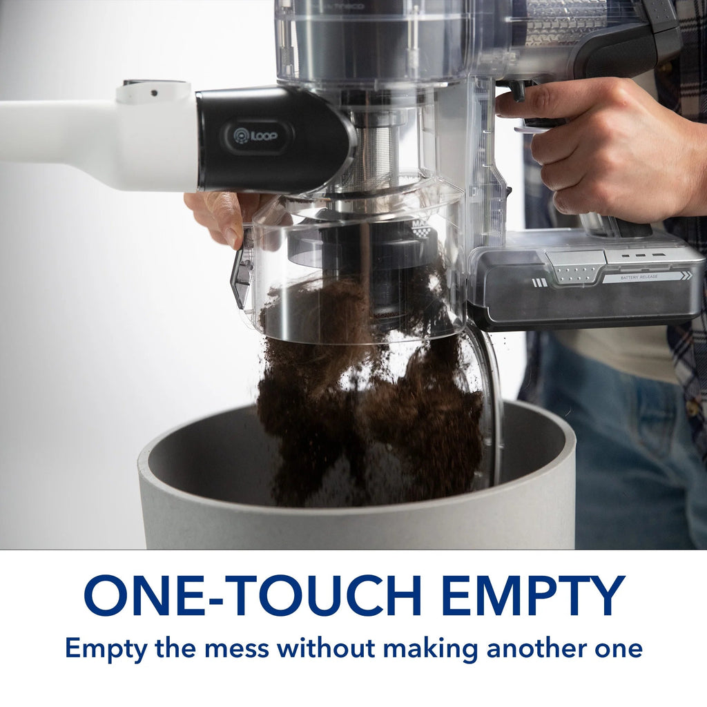Tineco Smart Cordless Stick Vacuum With ZeroTangle Brush, iLoop Auto Power, 40 Min, HEPA - S10 ZT