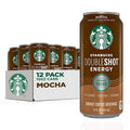 Starbucks Doubleshot Energy Mocha Espresso Coffee 15 oz Cans, 12 Pack