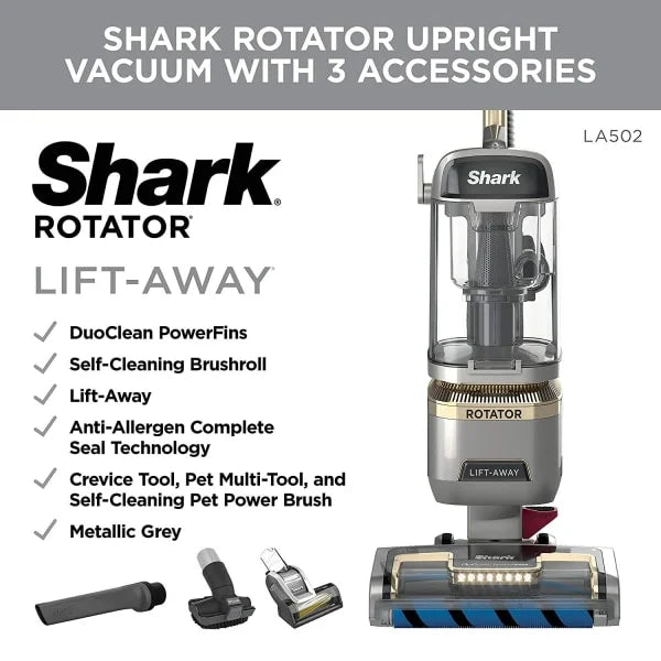 Shark Rotator Lift-Away ADV DuoClean Engage Upright Vacuum With Self-Cleaning Brushroll - LA502