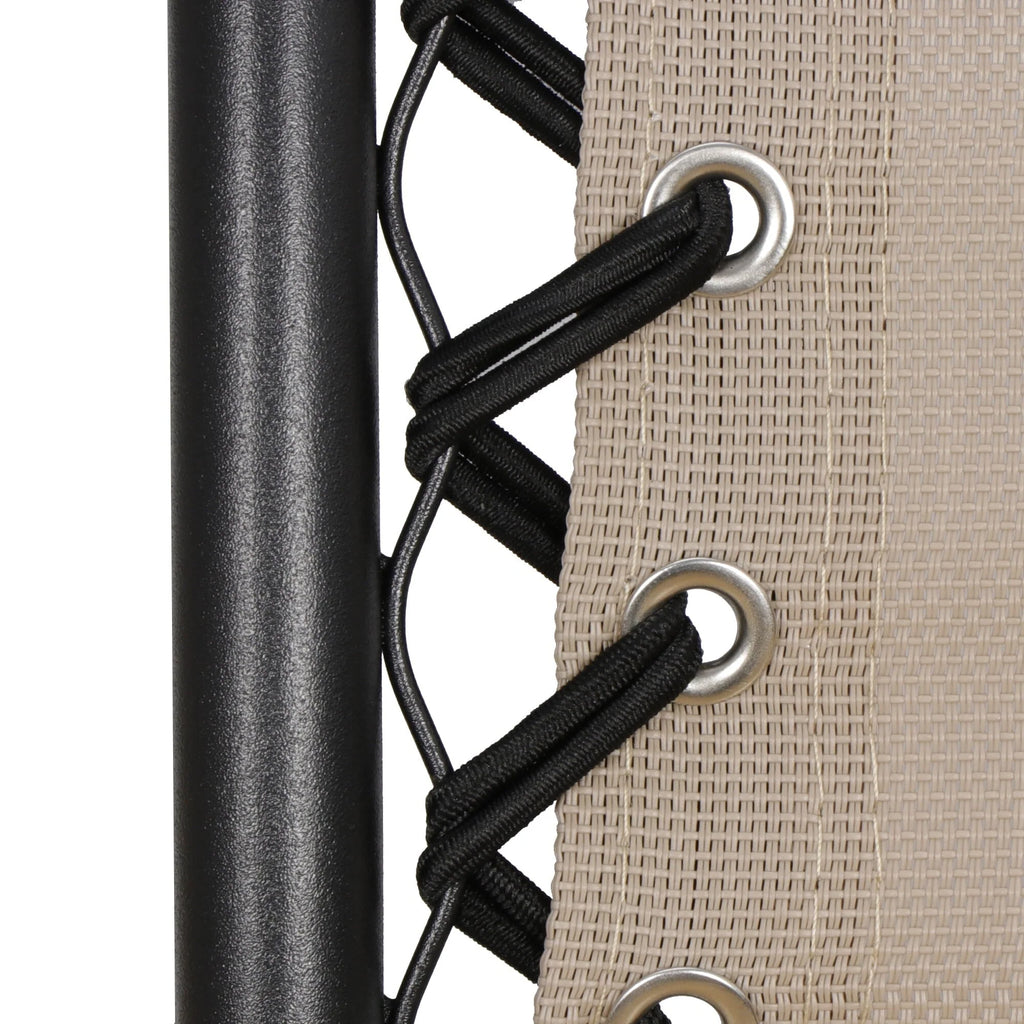 HomGarden Steel Zero-Gravity Chair 2 Pack - Beige