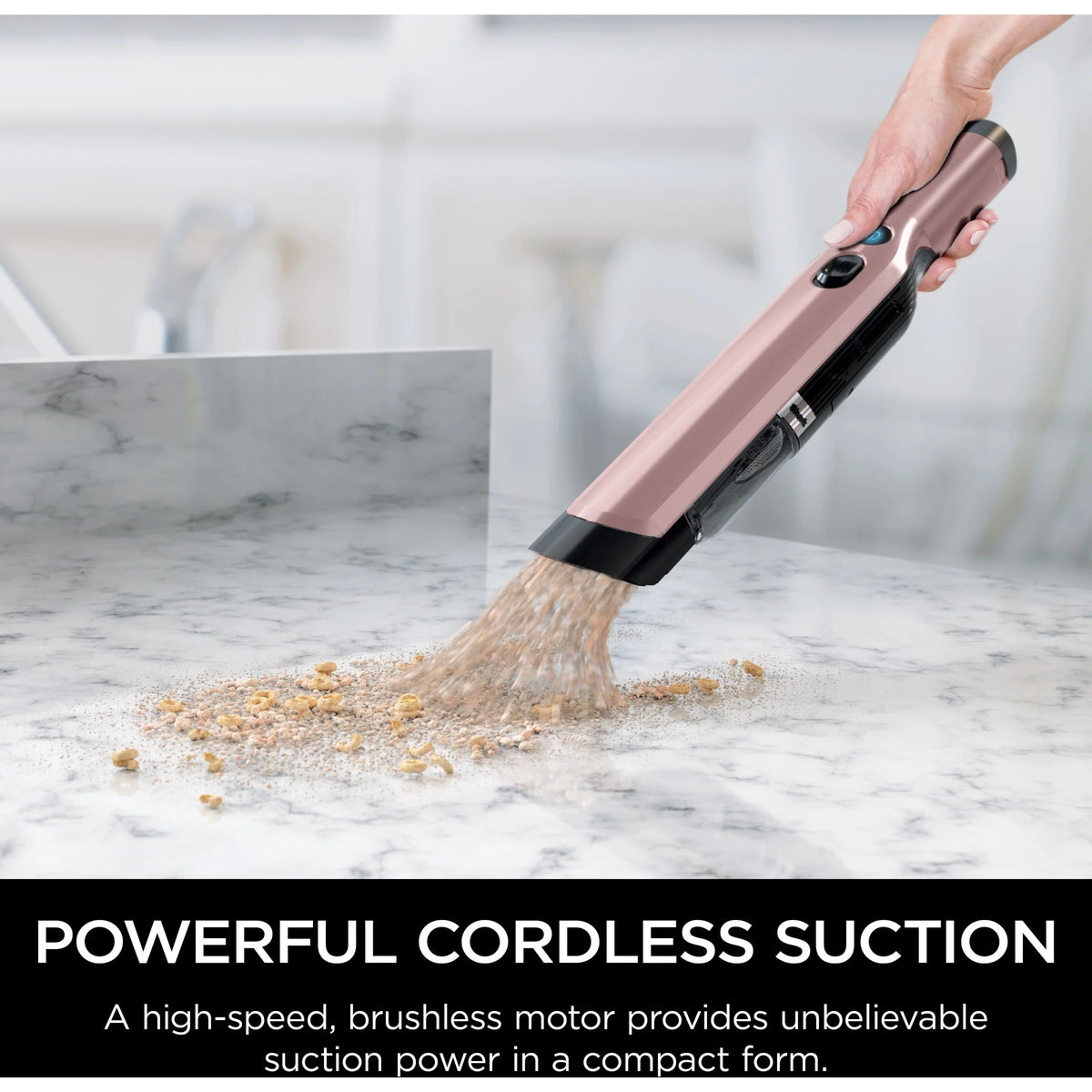 Shark Wandvac Cordless Handheld Vacuum for Pet Hair, Carpet and Car, Graphite - WV200