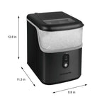 Frigidaire Nugget Ice Maker, 33 Lbs., Black Stainless Steel - EFIC228