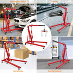 GARVEE 2 Ton Folding Hydraulic Engine Hoist With Lever