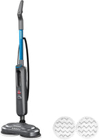 Brand Steam Mop With Rotating Pads - Scrubbing Floor Cleaner