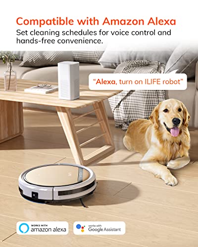 ILIFE Robot Vacuum And Mop Combo, 300ml Dustbin, 300ml Water Tank, 2.4G WiFi - V5s Plus
