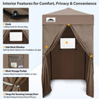 EAGLE PEAK Ultra Compact 4 ft x 4 ft Pop-Up Changing Room Canopy - Flex