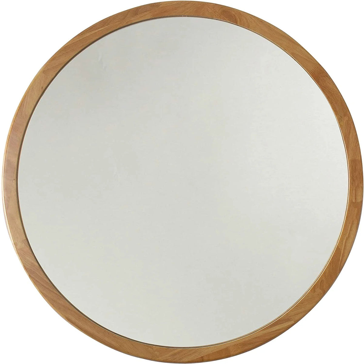 RADIANCE Goods Framed Wall Mirror, Oak Finish, 28 inch Height
