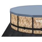 Funsicle Oasis Round Above-Ground Pool 14-ft x 42-in Gray