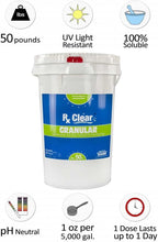 Rx Clear Stabilized Granular Chlorine, 50-Pound Bucket - 204046