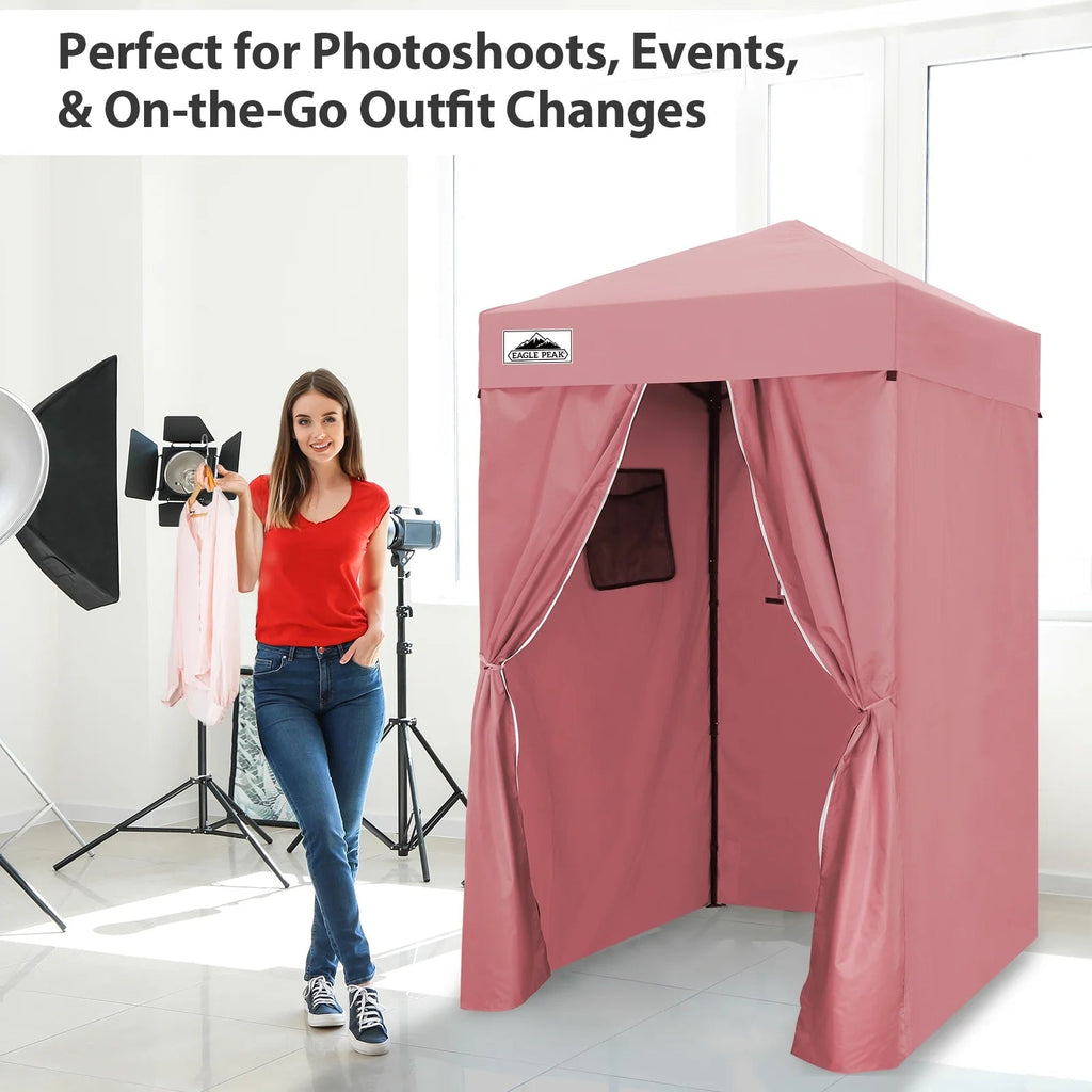 EAGLE PEAK Ultra Compact 4 ft x 4 ft Pop-Up Changing Room Canopy - Flex