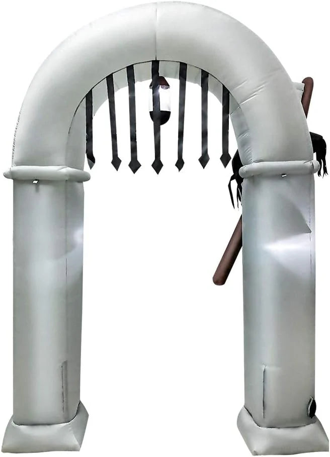 HAO Halloween Inflatable Grim Reaper Arch, 7.8 ft