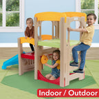 Simplay3 Young Explorers Adventure Climber Indoor/Outdoor Plastic Multi-Color 70in L x 28.5in W x 49.5in H