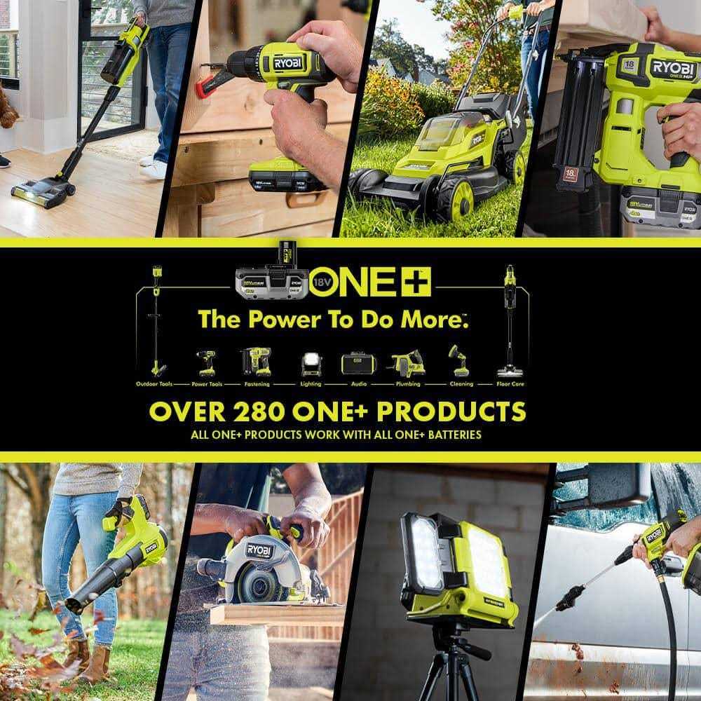 RYOBI ONE+ 18V Cordless Cultivator, 8 in