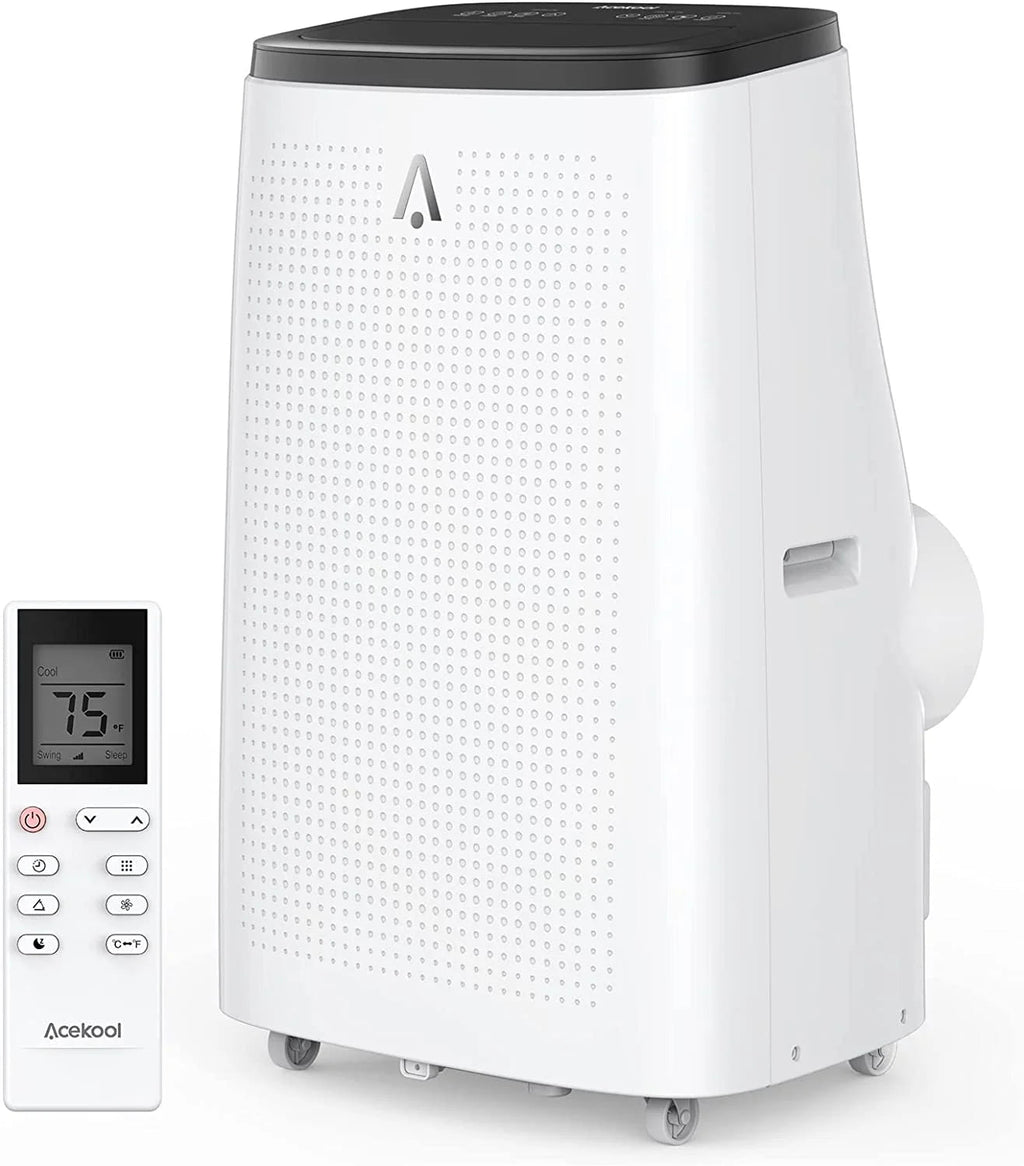 BLACK+DECKER Portable Air Conditioner 14,000-BTU 3-Speed 1,250-Watt With Remote - BPP10WTB