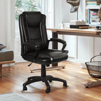High-Back Ergonomic Leather Executive Office Chair, 400 lb Capacity