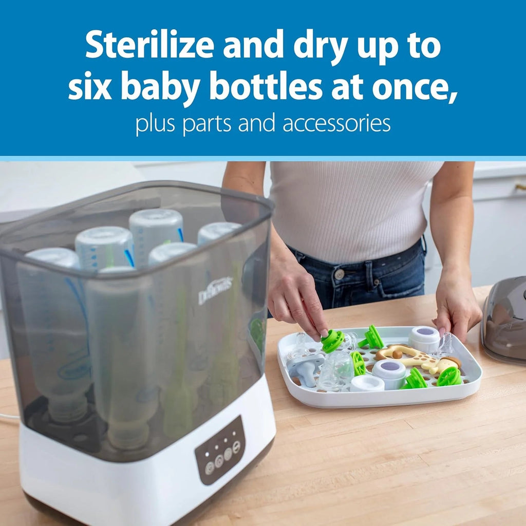 Baby Bottle Sterilizer And Dryer, 6 Bottles, 4-In-1