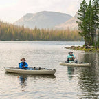Lifetime Fishing Kayak 10ft 2-Pack With Paddles, UV-Protected HDPE, Tan - Tamarack Angler 100